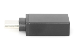 DIGITUS USB Type-C Adapter, Type-C - A-Buchse, schwarz