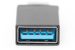 DIGITUS USB Type-C Adapter, Type-C - A-Buchse, schwarz
