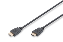 DIGITUS HDMI Anschlusskabel High Speed mit Ethernet 2m schw.