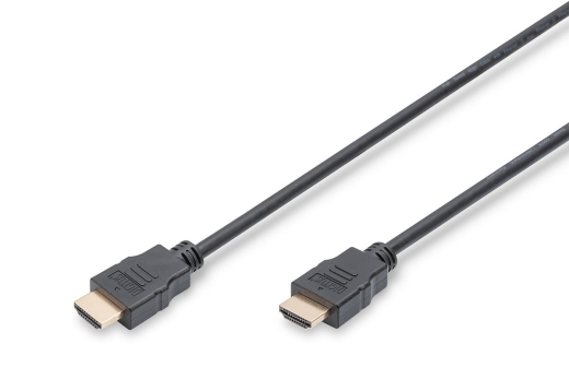 DIGITUS HDMI High Speed mit Ethernet Anschlusskabel, 5m, sw