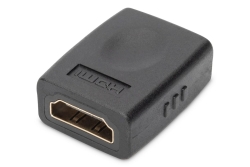 DIGITUS HDMI Adapter 4K, 3D fähig, Ethernet, schwarz
