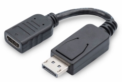 DIGITUS DisplayPort -> HDMI Adapter/Konverter, 0,15m,...