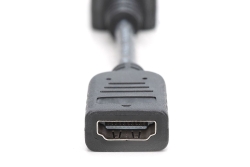 DIGITUS DisplayPort -> HDMI Adapter/Konverter, 0,15m, schw.