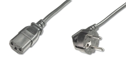 DIGITUS Netzkabel, 1,8m, schwarz