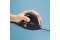 R-Go Maus HE ergonomisch links USB groß schw./silb