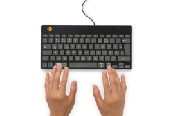 R-Go Tastatur Compact Break DE-Layout verkabelt schwarz