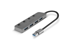LINDY USB 3.0 Aktiv-Hub 4 Port