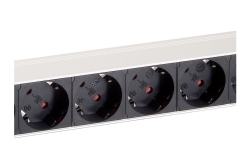 Equip 19 Steckdosenleiste 8xSchuko+Switch->St.90° si. Alu.