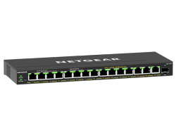 NETGEAR Switch 16x GE GS316EP-100PES PoE+ Gigabit 180W 1SFP