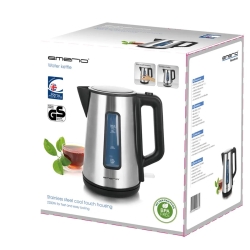 Emerio Wasserkocher, 1.7L, Cool Wall, silber