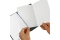 Herlitz Notizheft flex A5 40 Bl. Leinenoptik FSC Mix hellbl.