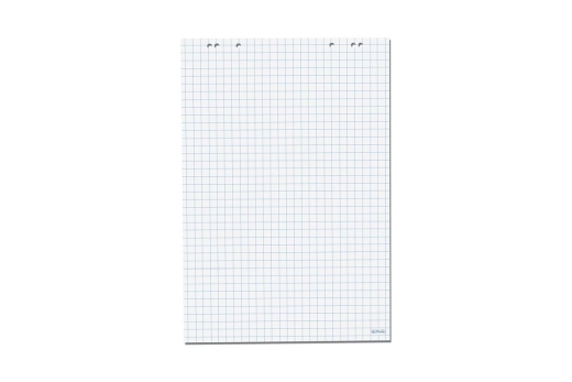 Herlitz Flipchartblock 68x99cm 20 Blatt kariert 25mm/blanko