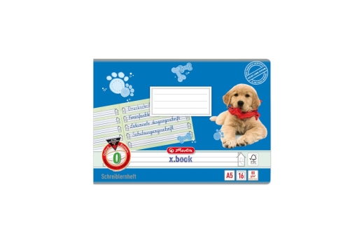 Herlitz Schreibheft A5 quer 16 Bl. lineatur 0