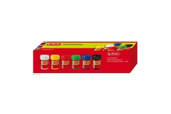 Herlitz Schulmalfarben 6 Töpfe a 25ml Faltschachtel