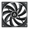 ARCTIC Lüfter 120*120*25 F12 PWM PST (black)