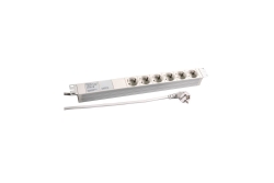 EFB 19 1HE Steckdosenleiste 6 x CEE 7/3 , mit...