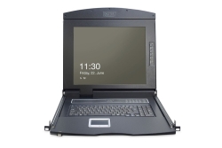 DIGITUS Modulare Konsole 17TFT,8-Port KVM&Touchpad,Deutschl