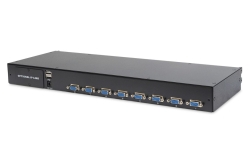 DIGITUS Modulare Konsole 17TFT,8-Port KVM&Touchpad,Deutschl