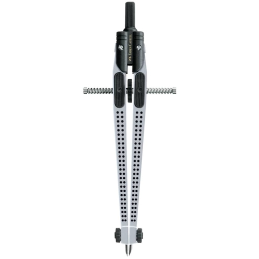 Schnellverstellzirkel GRIP 2001 - Ø 390 mm, 170 mm, silber, Etui