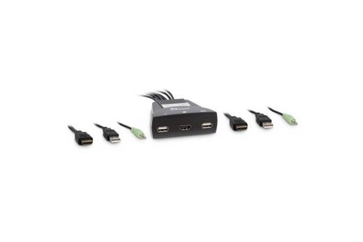 Inter-Tech KVM Switch LS-21HA HDMI, 2 Port, Kunststoff retail