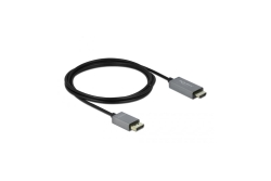 DELOCK DisplayPort 1.4 > HDMI Kabel 4K 60Hz (HDR) 2.0m...
