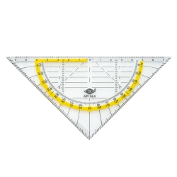 Geometrie-Dreieck ohne Griff, 160 mm