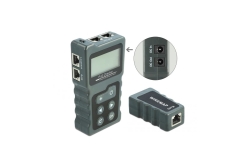 DELOCK LCD Kabeltester RJ45 / PoE / DC