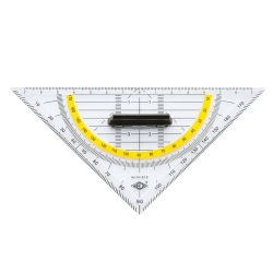 Geometrie-Dreieck mit Griff, klein 160 mm