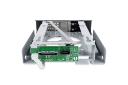 We-Ra. IcyDock 1x 3.5 SATA in 1x 5.25 bay mobile rack fanl