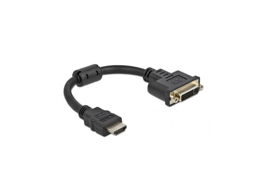 DELOCK HDMI Adapter St > DVI 24+5 Bu 4K 30Hz 0,20m