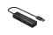 CONCEPTRONIC 4-Port Hub USB-A3.0/-C Adap.->4xA3.0 o.Netz. sw
