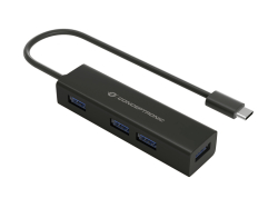 CONCEPTRONIC 4-Port Hub USB-C3.2Gen1->4xA3.0 o.Netz. sw