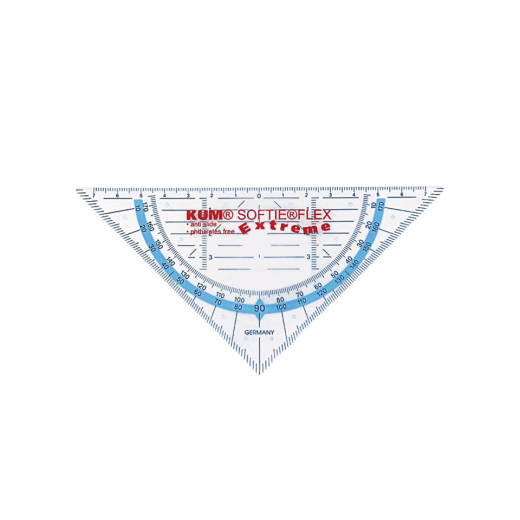 Geometrie-Dreieck ohne Griff KUM SOFTIE®FLEX 160 mm