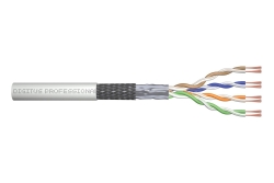 DIGITUS CAT 5e SF/UTP Twisted Pair Roh-Patchkabel,100m,grau