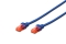 DIGITUS CAT 6 U/UTP Patchkabel - LSZH, 0,25m, blau