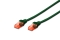 DIGITUS CAT 6 U/UTP Patchkabel - LSZH, 0,25m, grün