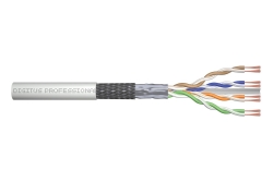 DIGITUS CAT 6 SF/UTP Twisted Pair Roh-Patchkabel, 100m,grau