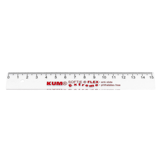 Lineal 15 cm Kunststoff KUM L1 Softie Flex