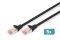 DIGITUS CAT 6 S/FTP Patchkabel, 5 Stück, 10m, schwarz