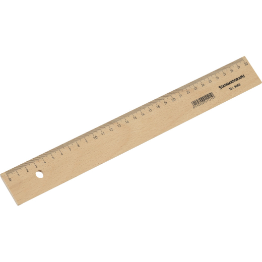 Holzlineal - 30 cm