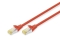 DIGITUS CAT 6A S/FTP Patchkabel, 1m, rot