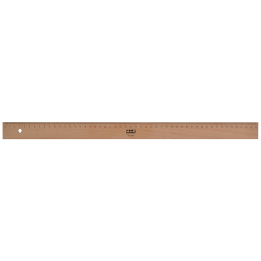 Holzlineal - 50 cm