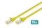DIGITUS CAT 6A S/FTP Patchkabel, 10 Stück, 2m, gelb