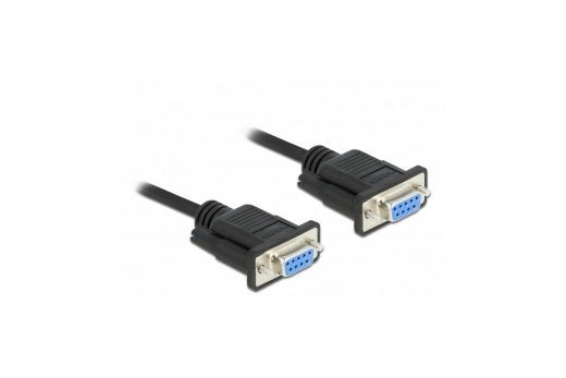 DELOCK Seriell Kabel RS-232 D-Sub9 Bu>Bu Nullmodem 1.0m
