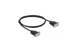 DELOCK Seriell Kabel RS-232 D-Sub9 Bu>Bu Nullmodem 1.0m