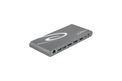 DELOCK USB Typ-C DP 1.4 Dockingstation Triple 4K Display