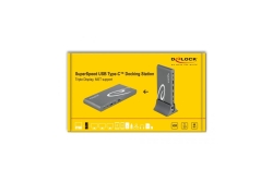 DELOCK USB Typ-C DP 1.4 Dockingstation Triple 4K Display