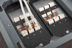 DIGITUS Bodentankhalter 2-fach für 6 Keystone Module