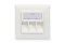 DIGITUS Rahmen + Platte 80x80mm für 3 Keystone Module weiss
