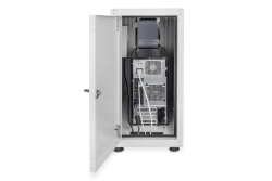 DIGITUS PC Schutzgehäuse 670x300x600 Akt.Lüf.IP54,abschl.gra